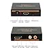 HDMI Audio Extractor Splitter HDMI in to HDMI Out + Optical Audio TOSLINK SPDIF+ Digital Analog RCA L/R Stereo Audio Splitter Converter Adapter Support 4K@30Hz 1080P Full HD 3D by DotStone