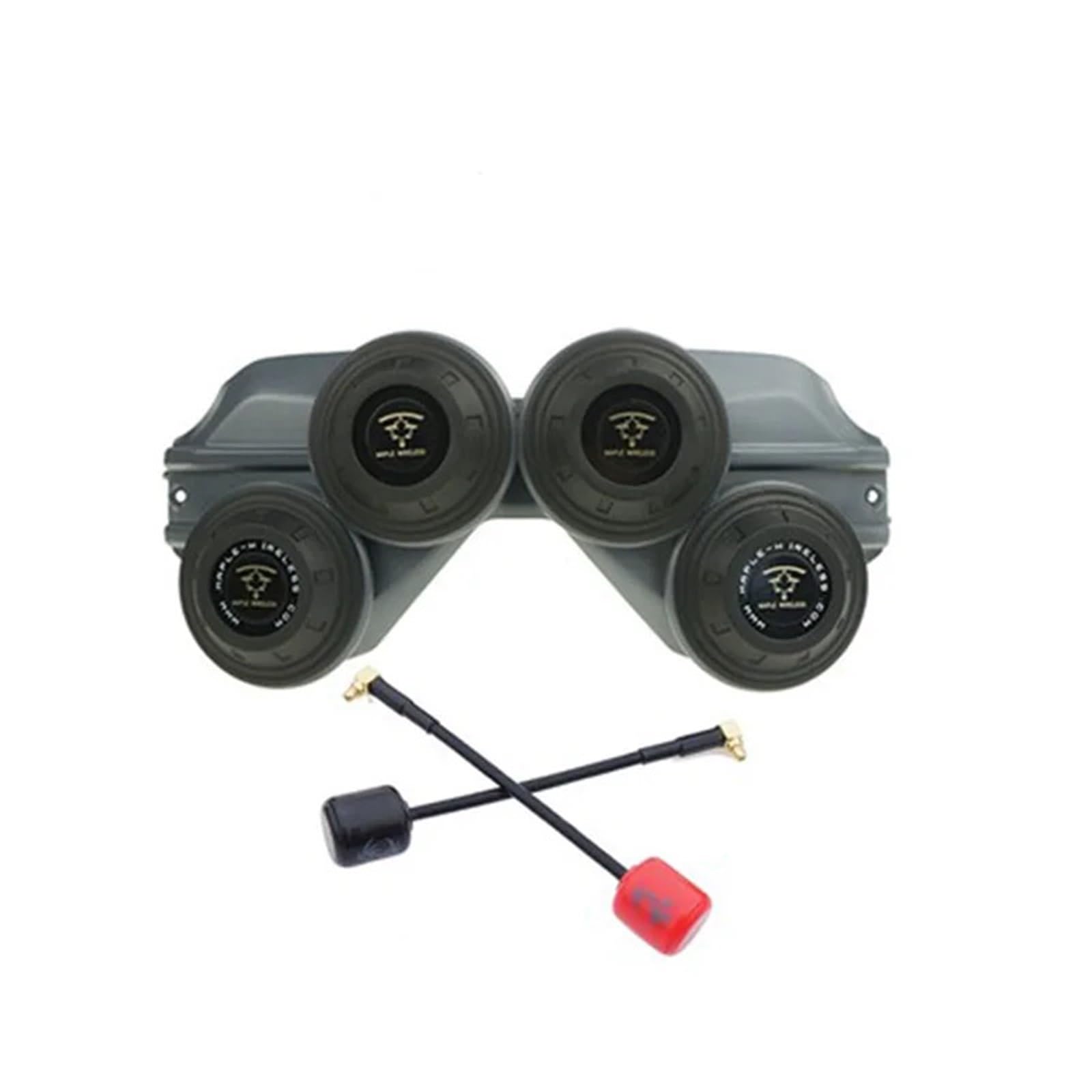 Drone, Compatibile con DJI FPV Goggles V1/V2 - Set di antenne wireless Maple con combo Thor Pro UAV(Silver grey suit)