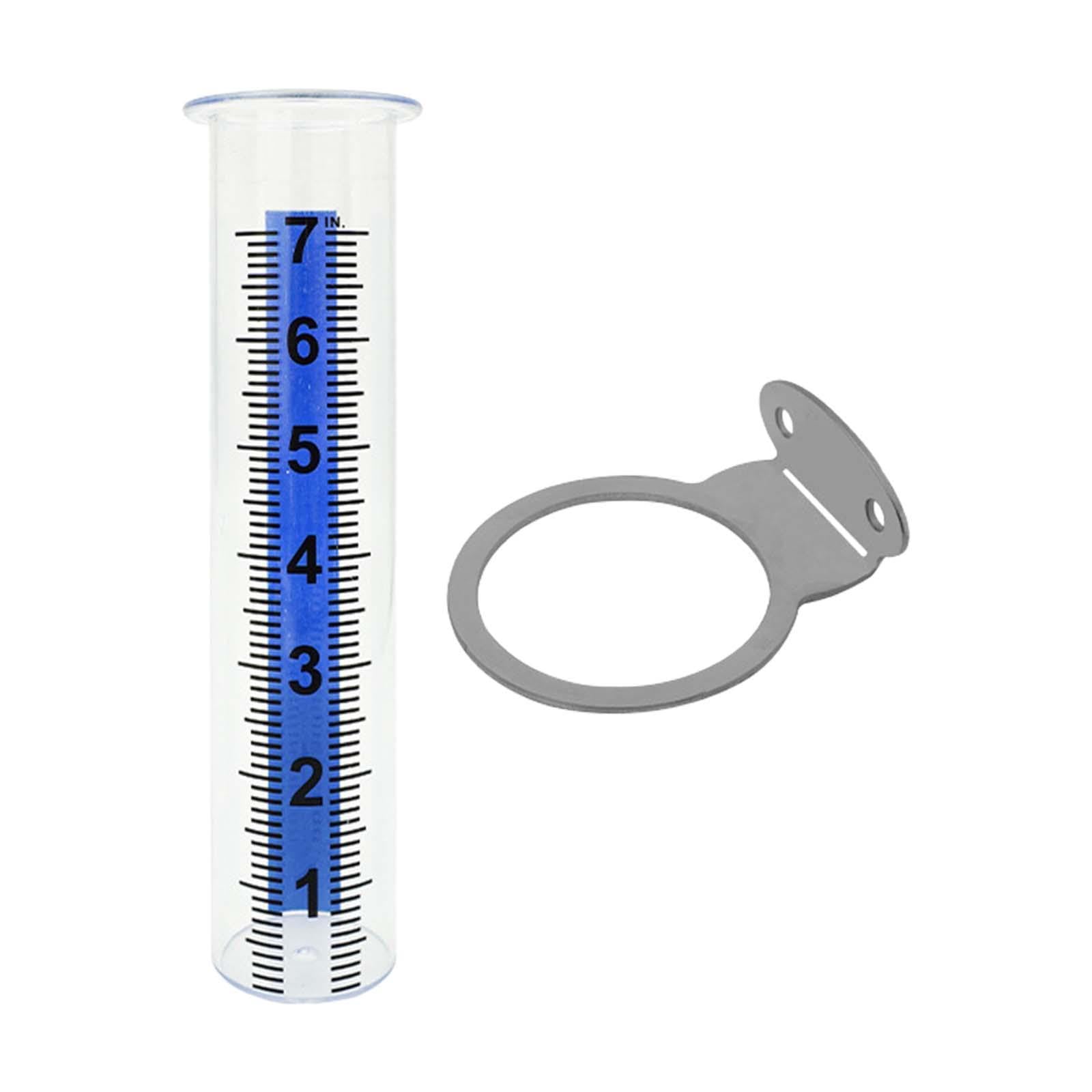 UJEAVETTE Rain Gauge Outdoor Easy to Read Removable Measuring Tool for Yard Patio-picture-26
