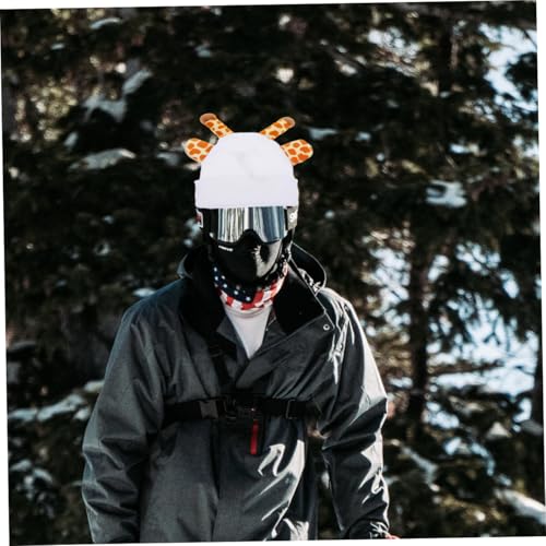 Funda para casco de esquí de jirafa elástica talla única para deportes de invierno 5