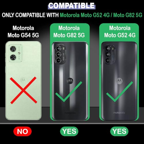 Image of Retro Abstract Design Premium 2D Printed Metal Back Case Cover for Motorola Moto G52 4G / Moto G82 5G