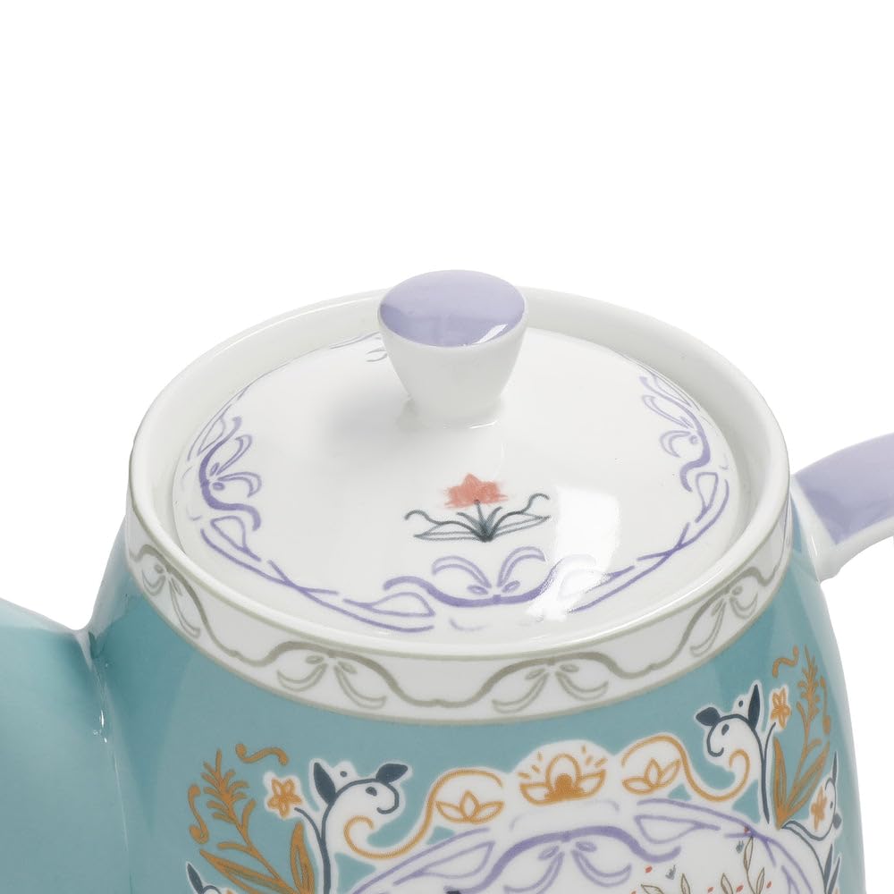 London Pottery Tetera clásica de cerámica con forma de campana, 1 litro, capullo de tejón, infusor de té de acero inoxidable, tetera estilo inglés para té de la tarde