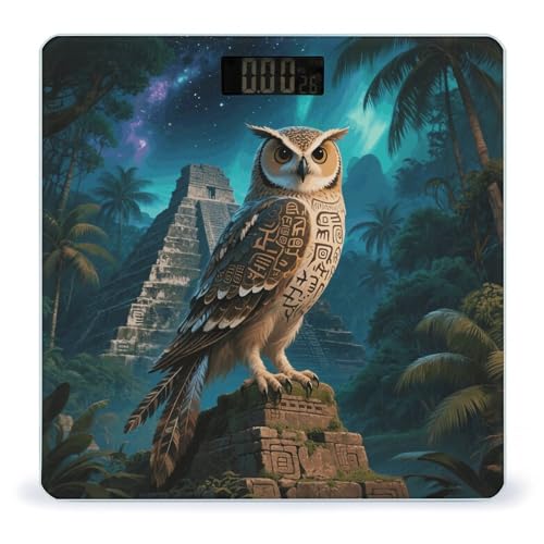 Báscula Digital de Baño Maya Owl con Pantalla LCD miniatura 1
