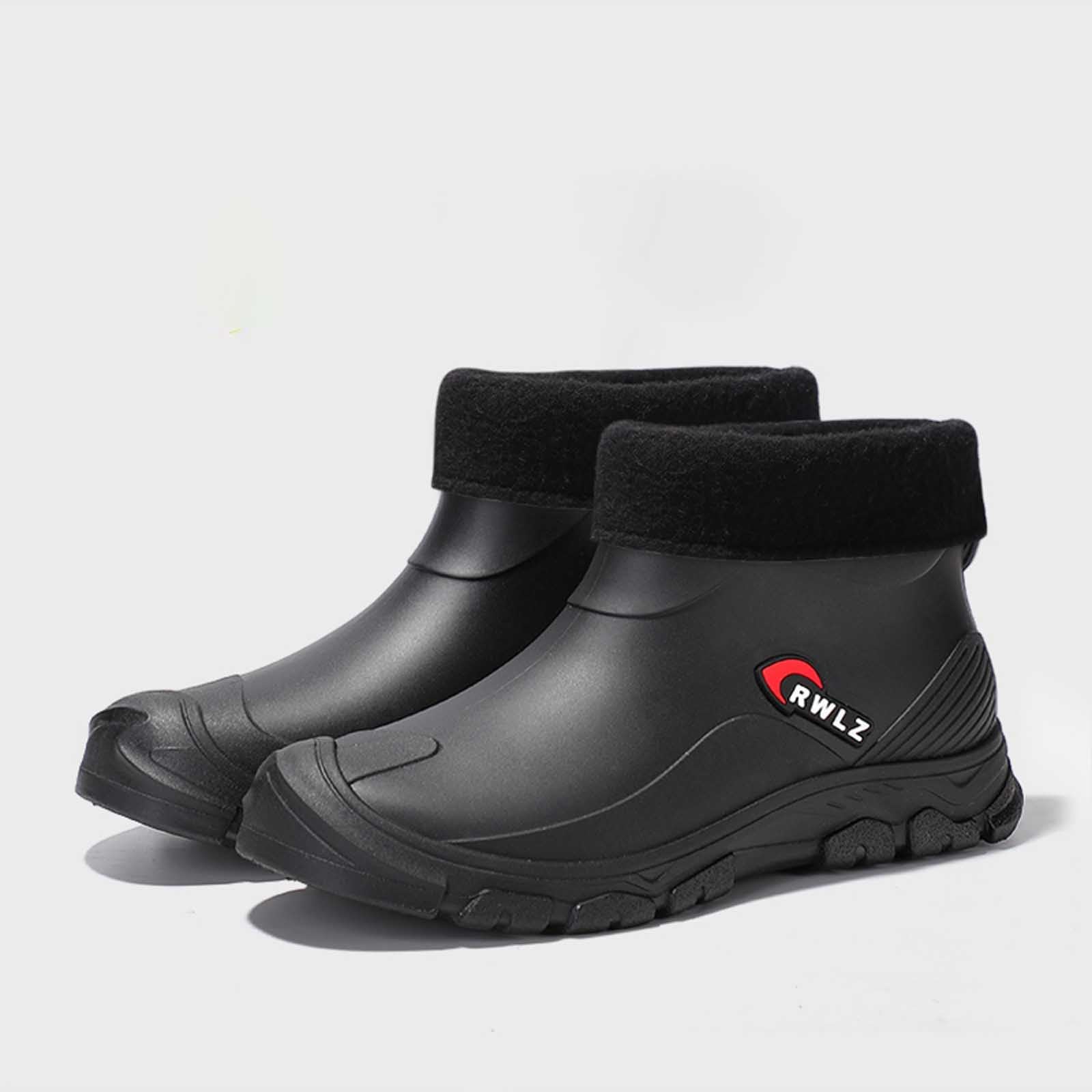 Gartenschuhe Arbeit Herren Gummischuhe Leicht Erwachsene Wasserdicht Gummistiefel Damen Freizeit Regenstiefel Garten Stiefeletten Winter