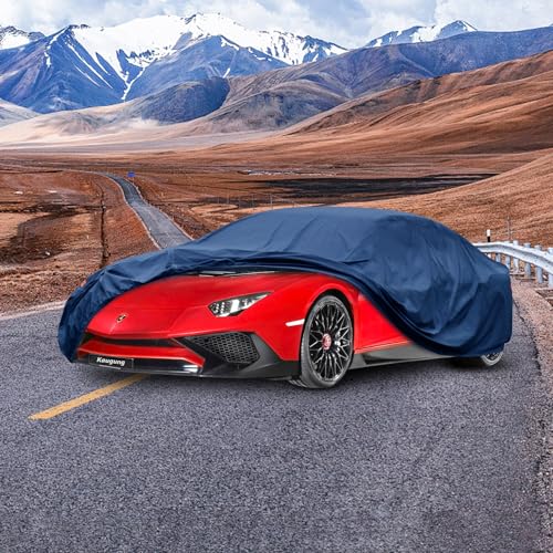 Image of Kaugung Heavy Duty Car Cover Custom Fit Lamborghini Aventador (2011-2025),Waterproof All Weather Resistant Outdoor Sun Rain Dust Snow Protection with Anti-Theft Lock.(USA Warehouse,Within 3-7 Days)