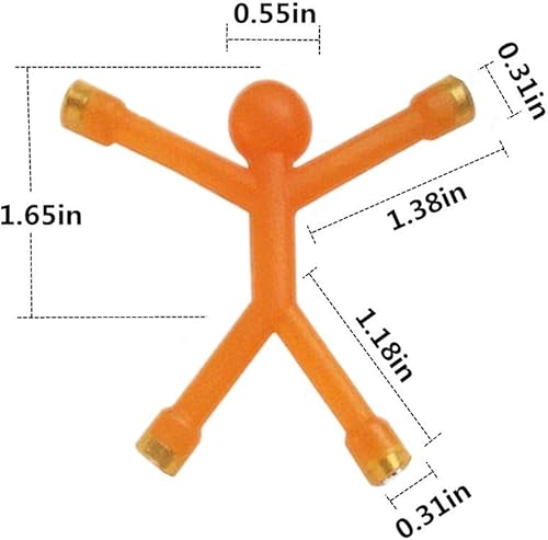 Miniatura 4 de Imanes para refrigerador, imanes flexibles para nevera, lindo imán de goma magnético para adultos, decoración decorativa divertida de oficina (8