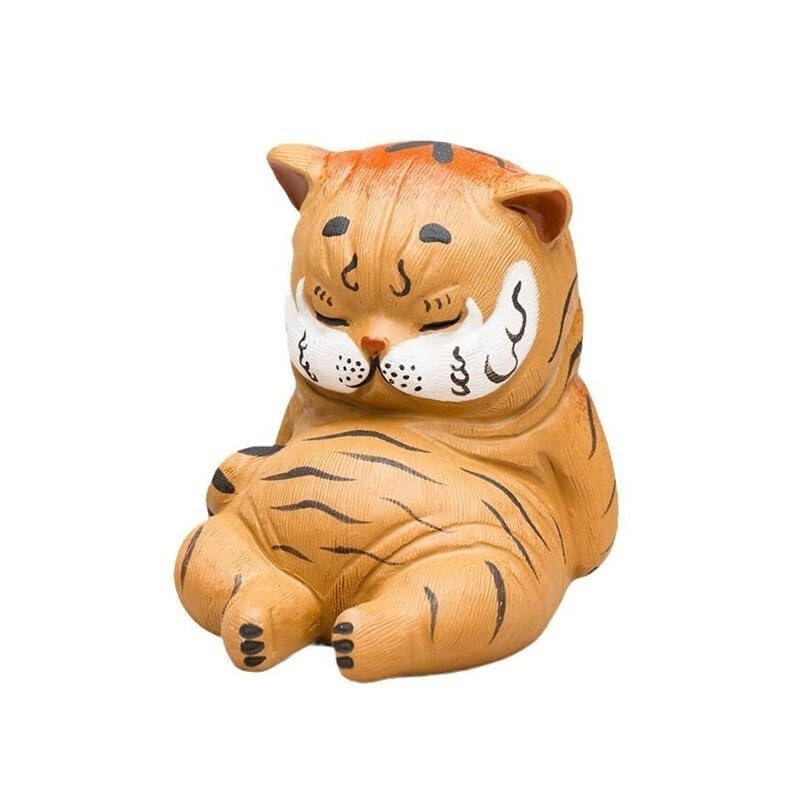Statue de tigre Zisha artisanat chinois et service à thé Kungfu