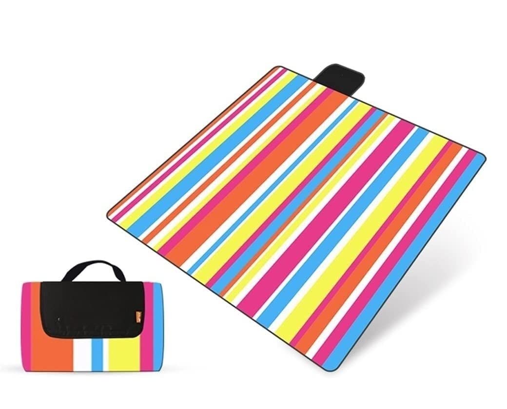 CVdrtyED Picnic Blanket Soft Waterproof Beach Blanket Portable Picnic Mat Folded For Storage Outdoor Mat(A)