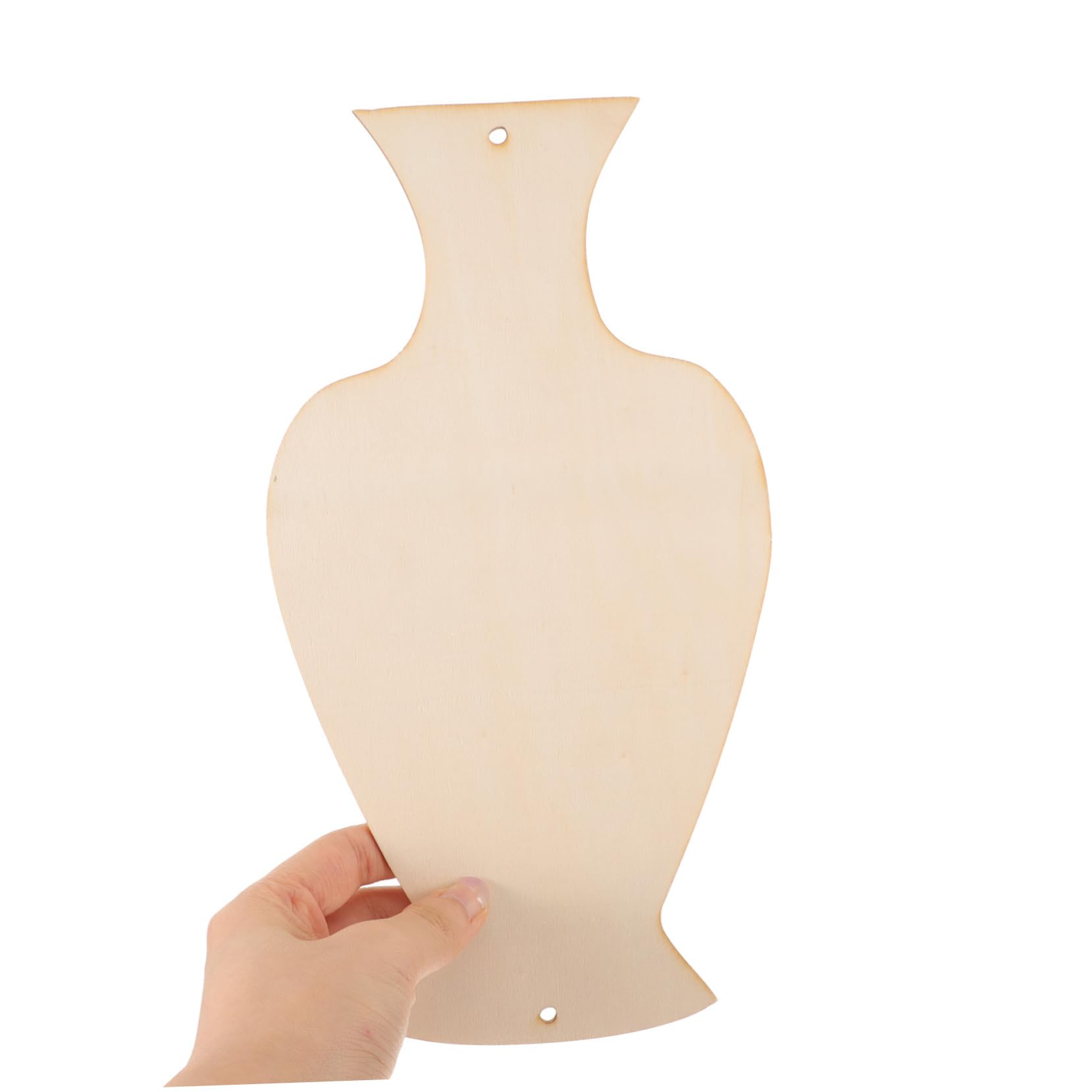 Housoutil 40 Piezas Madera sin Terminar Forma de Florero para Manualidades Diy Herramientas y Accesorios de Madera Ligeras y Fáciles de Pintar para Proyectos y Decorativos