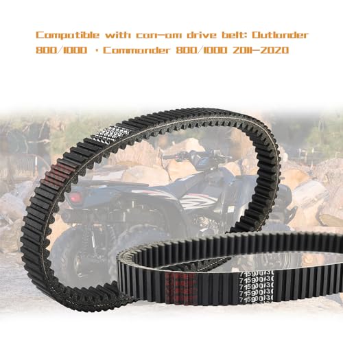 Image of KARSEE Can-am 422280360 715900030 Drive CVT Belt 30C3750 Replacement for Can-am Outlander 800 /1000 Commander 1000 Renegade 715000302 715900212 422280364