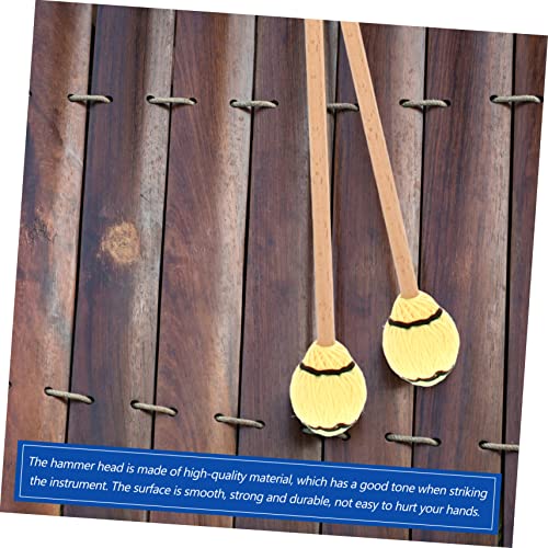 2 piezas de baquetas para marimba y percusión miniatura 2