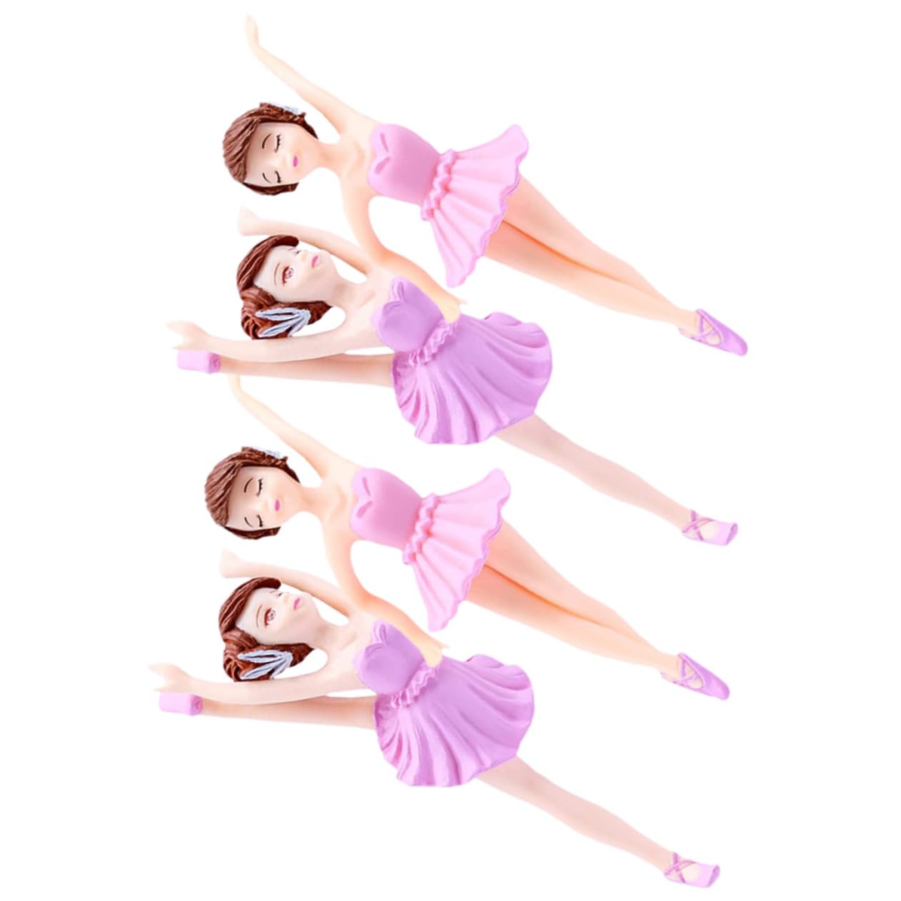 20stücke Ballerina Cupcake Topper Teiliges Mit Miniatur-balletttänzerinnen Elegantem Und Süßem Tortendekoration Für Babypartys Hochzeiten Und Ballett-themenfeiern