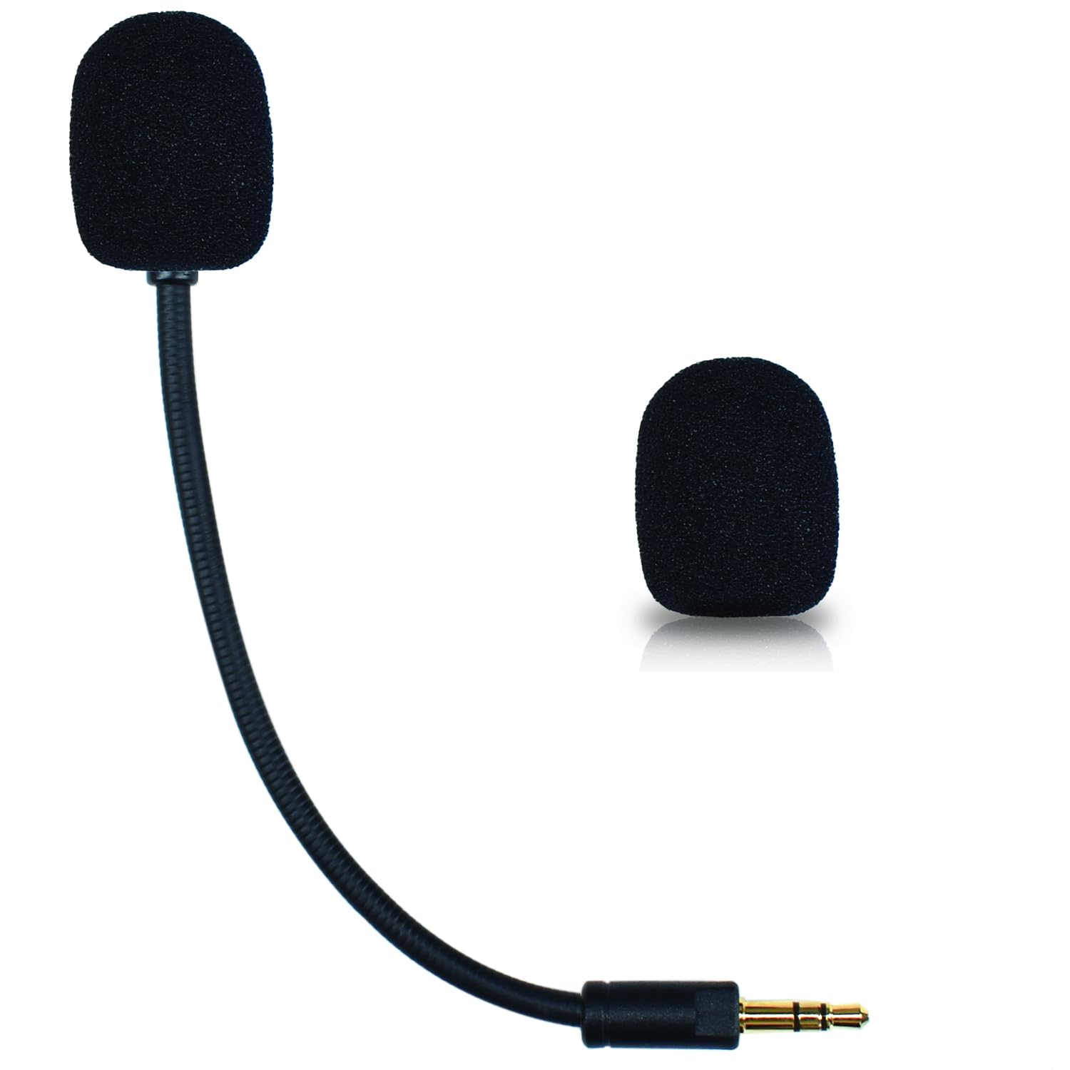 Microphone De Remplacement Compatible Razer Barracuda X - Micro De Rechange 10 Cm, Prise 3,5 Mm - Noir