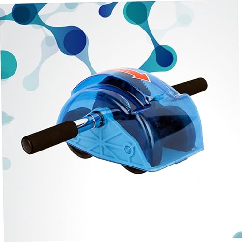 Miniatura 2 de Rueda de rodillo abdominal, equipo de ejercicio abdominal de cuatro ruedas con agarre ergonómico para entrenamiento de fuerza central, ligero y