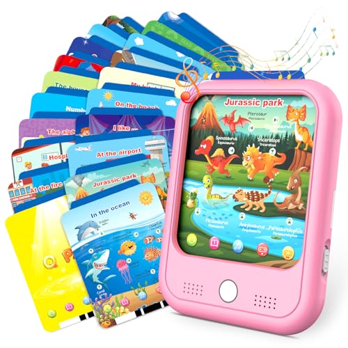 Image of Kids Learning Tablet Educational Learning Pad for Toddlers 2-5 to Learn Alphabets, Numbers, Foods, Time, Music, Vehicles, Tablet Toy for Toddlers Ages 2 3 4 5 6 Years Old