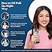 GuruNanda Advanced Oil Pulling with Tongue Scraper & Teeth Whitening Strips - 7 Treatments with 14 Strips - Enamel-Safe Strips for Sensitive Teeth