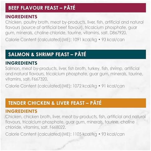 Fancy Feast Wet Cat Food, Pate Assorted Variety Pack 3 Flavours - 85 g Can (24 Pack) — view 8