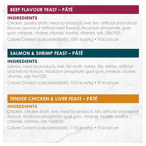 Fancy Feast Wet Cat Food, Pate Assorted Variety Pack 3 Flavours - 85 g Can (24 Pack) by Fancy Feast - Image 7