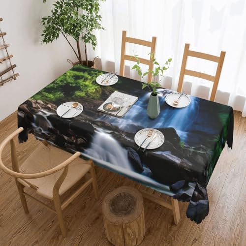 Nappe rectangulaire anti-tache lavable pour table protégée - 2