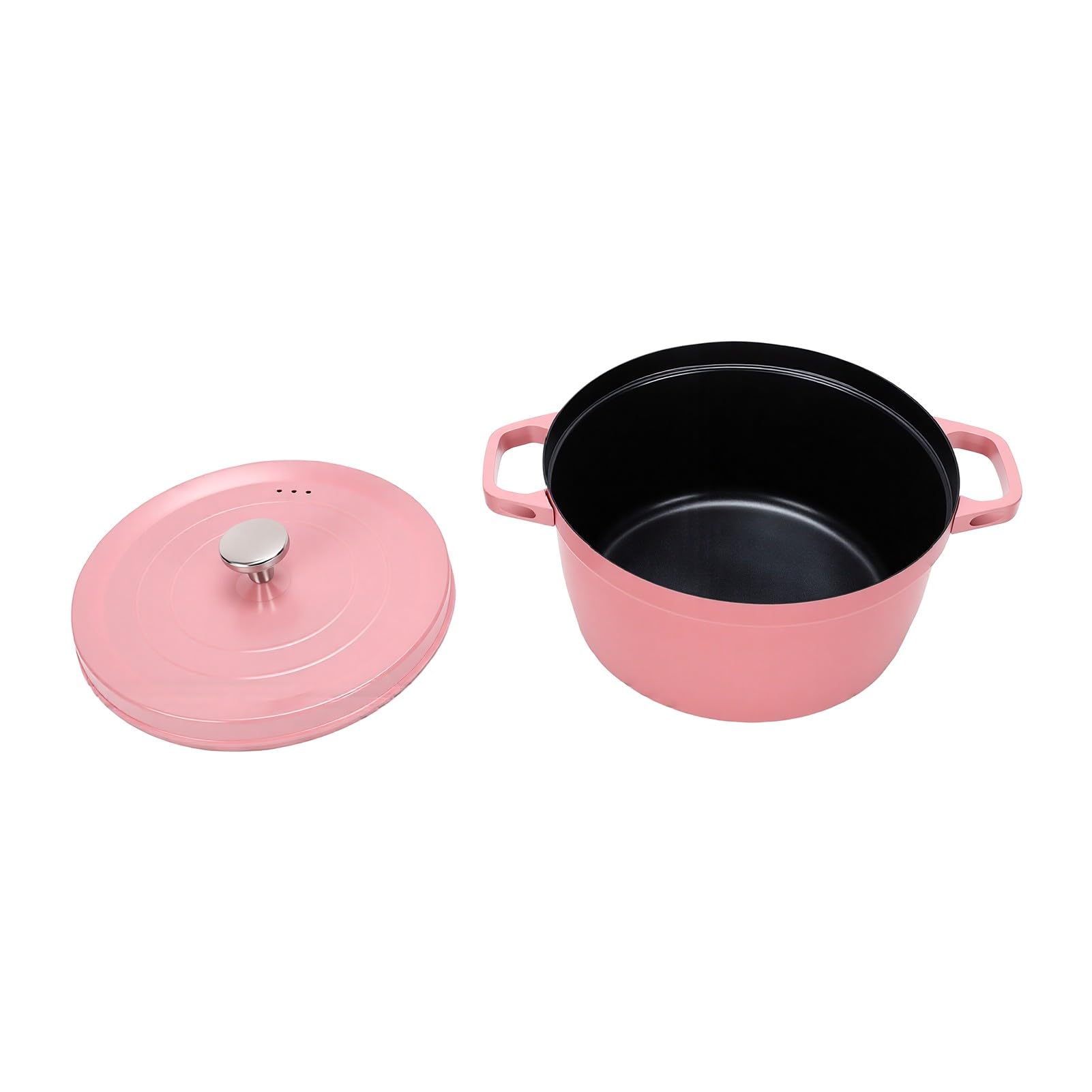 YUYTE Olla de Esmalte 24 Cm 4 L Antiadherente Gas Inducción Cocina