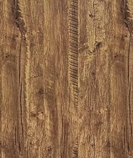 Timeet 44cmx10m Self Adhesive Wallpaper Brown Wood Grain Contact Paper Sticky Back Plastic Waterproof Furniture Stickers Vinyl Film Peel and Stick Wallpaper for Countertops Furniture Kitchen Wardrobe
