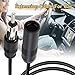 BLTIATLE Car Radio Antenna Extension Cable 10 FT Car FM AM Radio Car Antenna Extension Cable Cord DIN Plug Connector RG174 Coaxial Cable for Vehicle Truck Car Stereo Head Unit CD Media Receiver Player