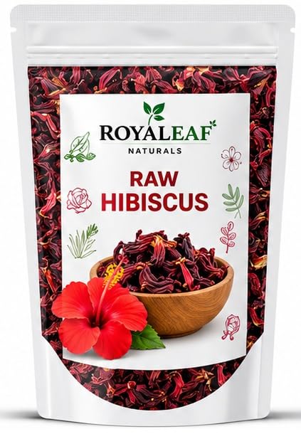 ROYALEAF 100g Dry Hibiscus Flower Rosa-Sinensis for Hair Care & Face Pack Gudhal Ka Phool for Hair Growth, Skin Care Hair Growth-image-44