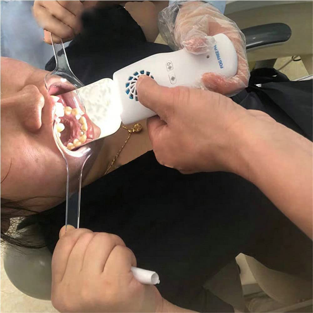 Espejo Dental LED sin Niebla para Ortodoncia, Reflector Fotográfico Intraoral 2 Lados