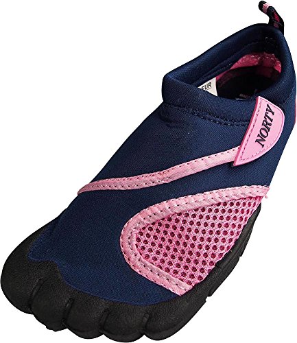 Image of NORTY Water Shoes for Boys and Girls - Swim Socks for Beach, Boat, and Pool - Skeletoe Barefoot Design - Cruise Ship Essentials for Kids - Hiking and Camping Footwear