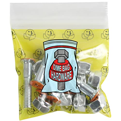 Dime Bag Hardware Skateboard Mounting Nuts and Bolts 1\" Phillips - Orange - Thumbnail 2