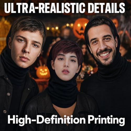 Custom 3D Personalized Full Face Mask with Photo/Text/Logo – Soft Breathable Bandana Face Cover for Men, Women, and Kids – Funny Reusable 3D Printed Mask for Halloween, Parties, and Daily Wear - image 8
