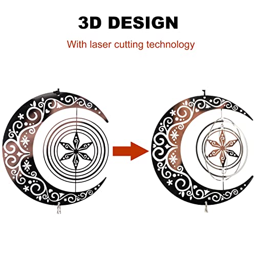 Saododku WIND CHIMES With Unique Star Moon Design, Sympathy Wind Chimes As Gifts thumb #4