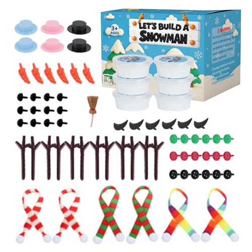 Generisch Manualidades navideñas para niños - Juego creativo para manualidades - Plastilina para niños para modelar, para fiestas y días festivos, actividades de invierno para el aula y el juego