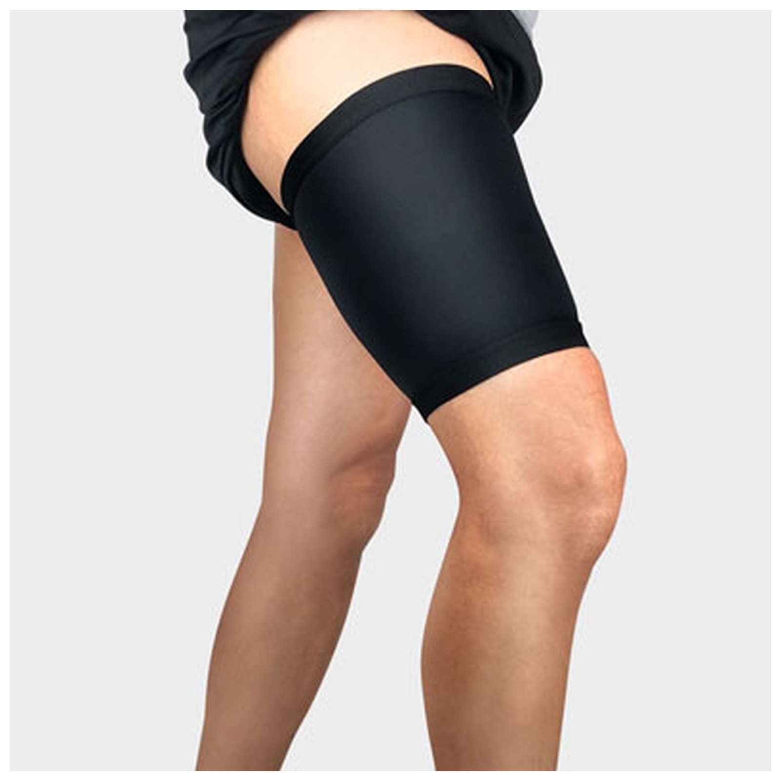 Jambières 1 pièce Sport Cuisson Protecteur de la contrainte musculaire Pads de protection de la muscle Support Fitness Compression Leggings Legwarmers Legwarmers Jambières Femme ( Color : HDT001 black