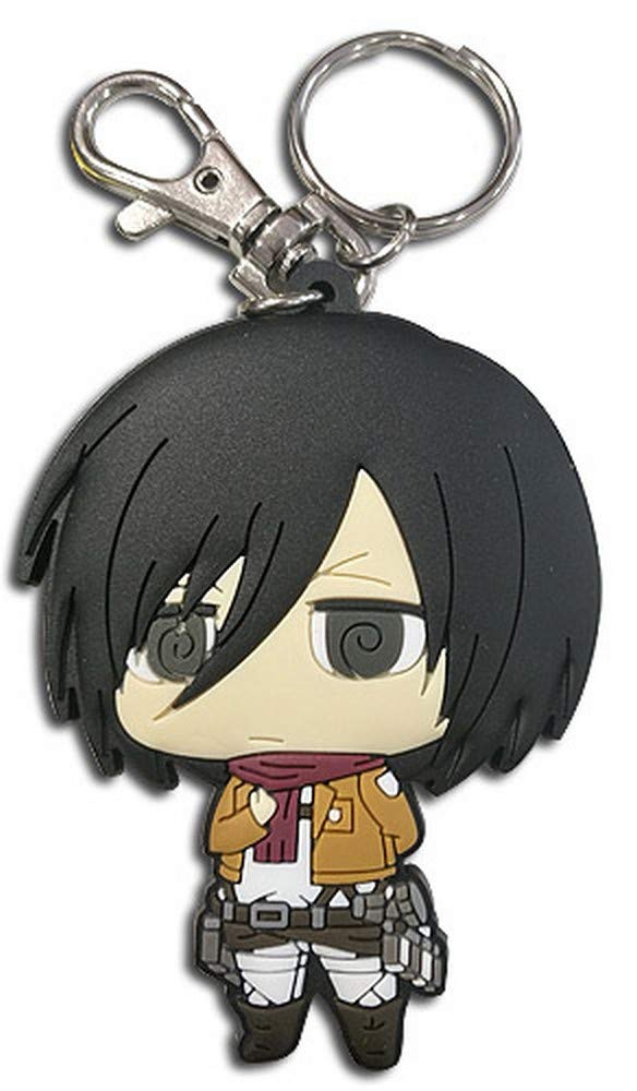 Great Eastern Entertainment Attack on Titan - SD Mikasa Ackerman Salute PVC Keychain
