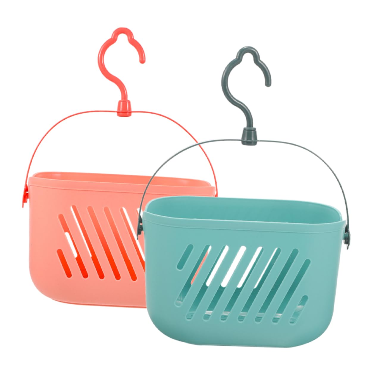 Zerodeko Cesta Colgante para Baño de Plástico Pp, 2 Piezas Gancho