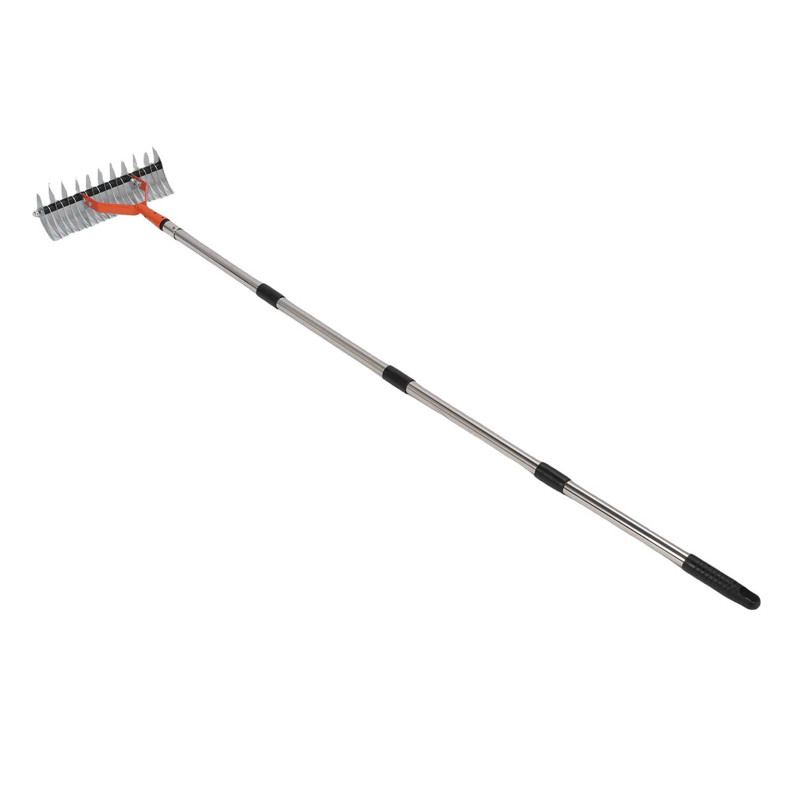 FILFEEL Grabie do Trawy, ze Stali Nierdzewnej, Trzonek 0,7 M, do Usuwania
