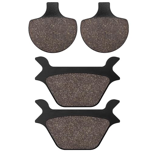 Cnornus Plaquettes de frein avant et arrière compatibles avec Harley FXST/FXSTB/FXSTC 1987-1999/XL/XLH/XLCH 1987-1999/FXD/FXDL/FXDWG 1987-1999