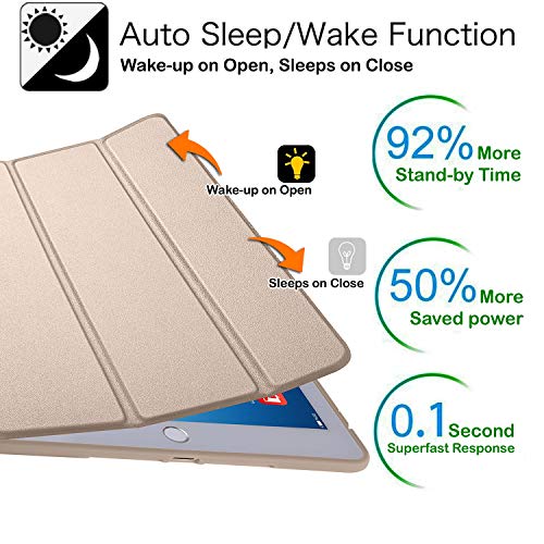 Image of DuraSafe Cases for iPad Air 1st Gen 9.7 inch 2013 Silicone Case A1474 A1475 A1476 MD785HN /A MD788HN /A MD786HN /A MD789HN /A MD898HN /A ME993HN /A ME999HN /A MF020HN /A MF021HN /A ME991HN /A ME997HN /A Gold