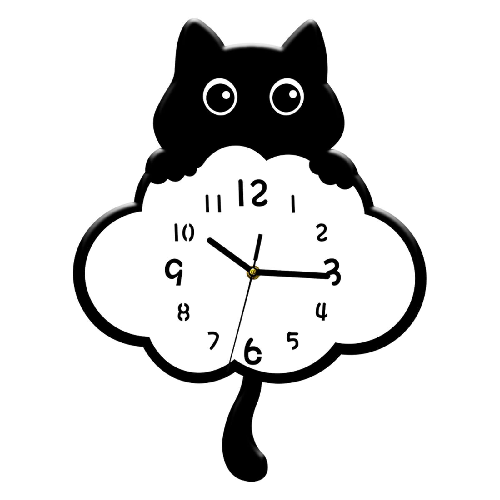 Tsophreniq Wall Clock Decorative Clock Silents, Battery Operated, Modern Wall Decors for Living Room, Kitchen, Housewarming Gift Battery Operated Clocks
