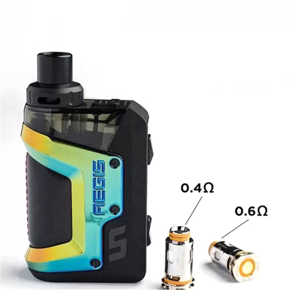 Geek'vape Aegis Hero Kit 45W 1200mAh Batterie Intégrée 4ml Pod Fit G Coil  Vaporisateur E-Cig Vape MTL DTL Pod Mod (Bleu)
