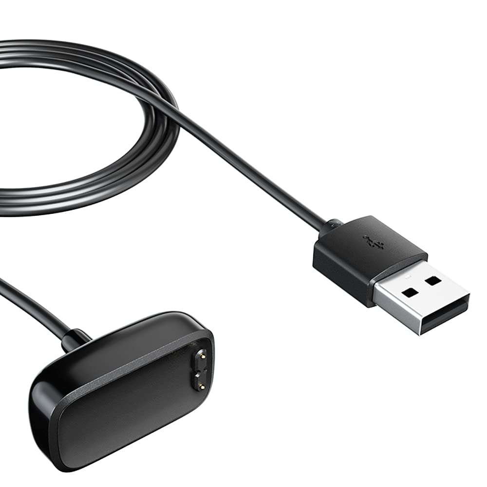TUCANA Compatible for Fitbit Charge 6/Charge5/Luxe Charger Cable, Replacement USB Charging Dock Stand for Charge 6, Charge 5, Luxe, 3.3 FT