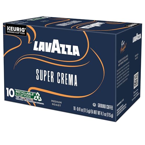 Lavazza Super Crema, Single Serve Keurig K-Cup Pods, Medium Espresso Roast Coffee, 60 Count (6 Packs of 10) - image 8