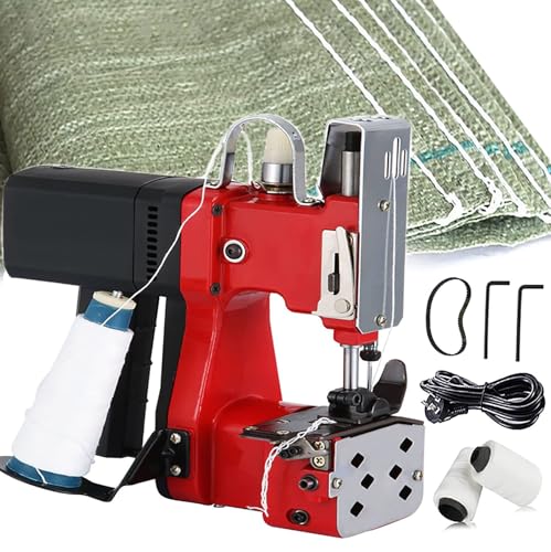 Uso versatile: questa macchina da cucire per borse è progettata per cucire una vasta gamma di materiali, tra cui tela, gunny, farina, tessuto e sacchetti di carta. È ideale per il confezionamento di cereali, zucchero, sale, fertilizzanti, prodotti chimici e altri prodotti.