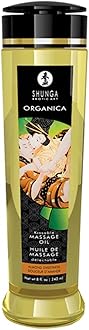 Shunga Massage Oil-E25764 Massage Oil Organica Almond One Size