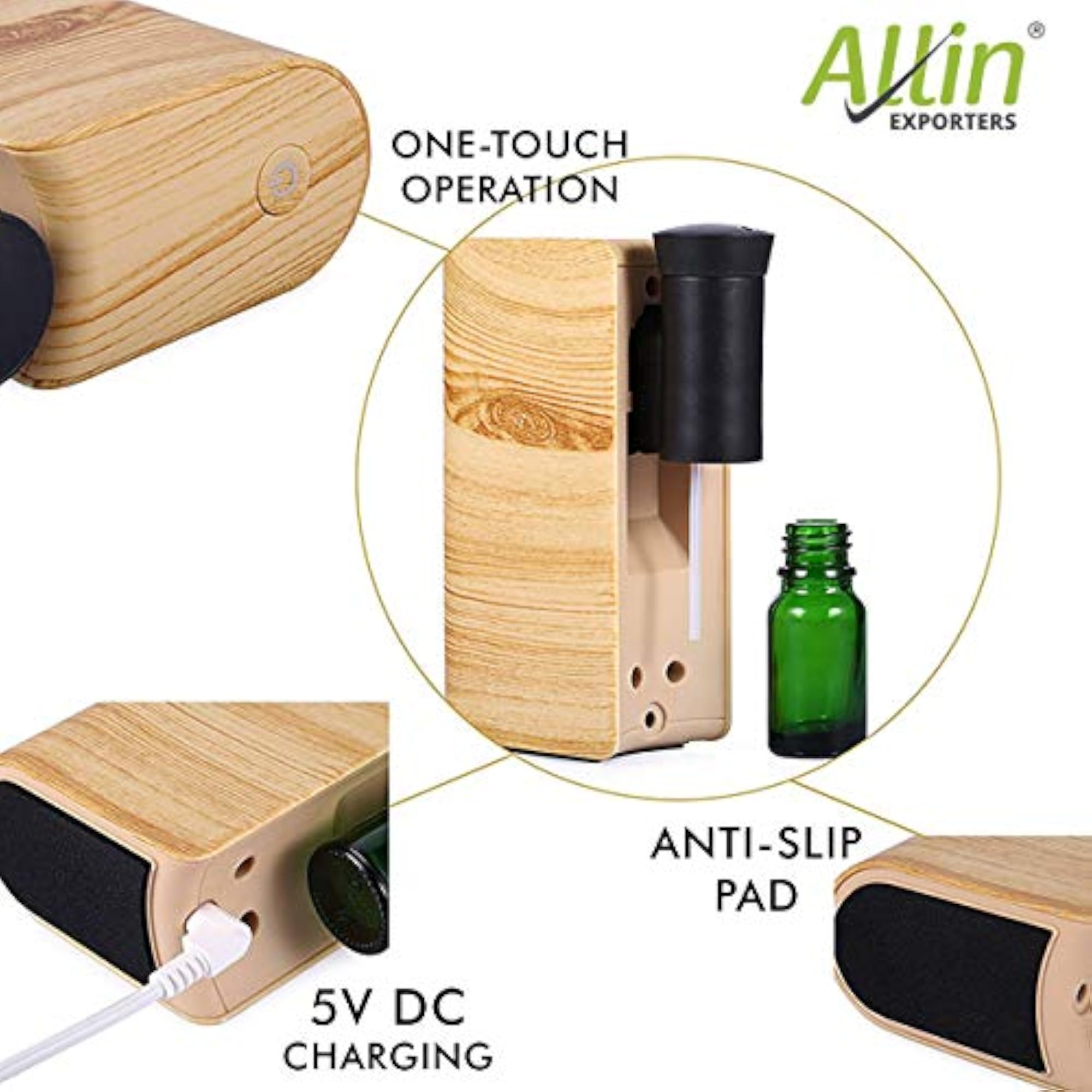 Waterless Essential Aroma Diffuser Nebulizer