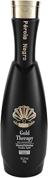 Perola Negra Gold Therapy Hair Treatment Complex Blow Out - Brazilian Keratin - Formaldehyde Free - Straight Hair 35.2 fl oz