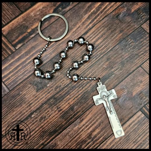 WWI Combat Style Rosary - Irish Penal Rosary Pocket Edition - Handmade in the USA from Strong and durable Military design3
