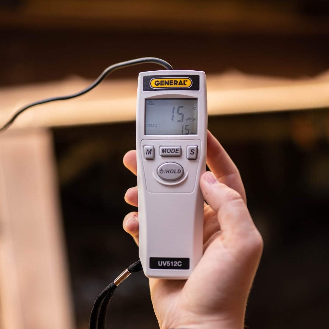 Best Cyber Deals 🔥 General Tools UV512C Digital UVC Meter, 220-275 nm