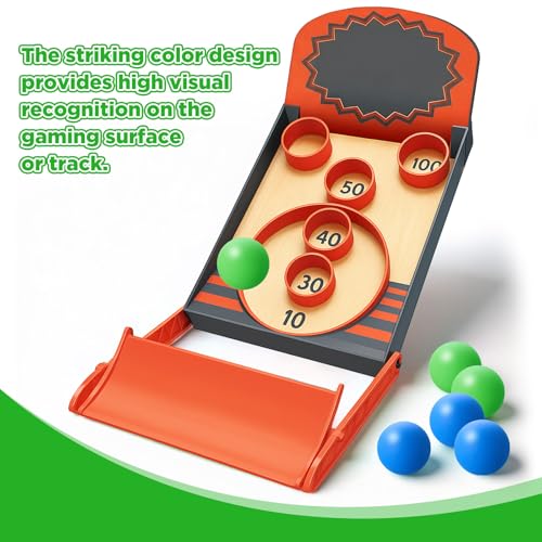 Image of Jenaai 6 Pack Arcade Ball Roll and Score Replacement Balls 2.48 Inch for Family Recreation Rooms, Ladder Toss, Outdoor Yard Replacement Balls for Arcade Ball Toss, Home Recreation Game